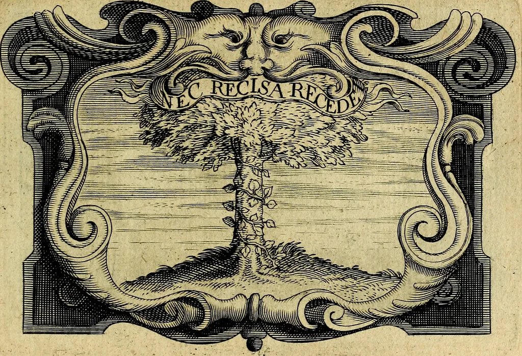 An illustration from De symbolis heroicis, libri IX, 1634, leaf 448