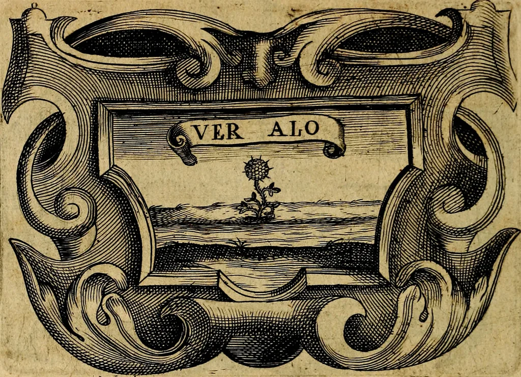 An illustration from De symbolis heroicis, libri IX, 1634, leaf 457