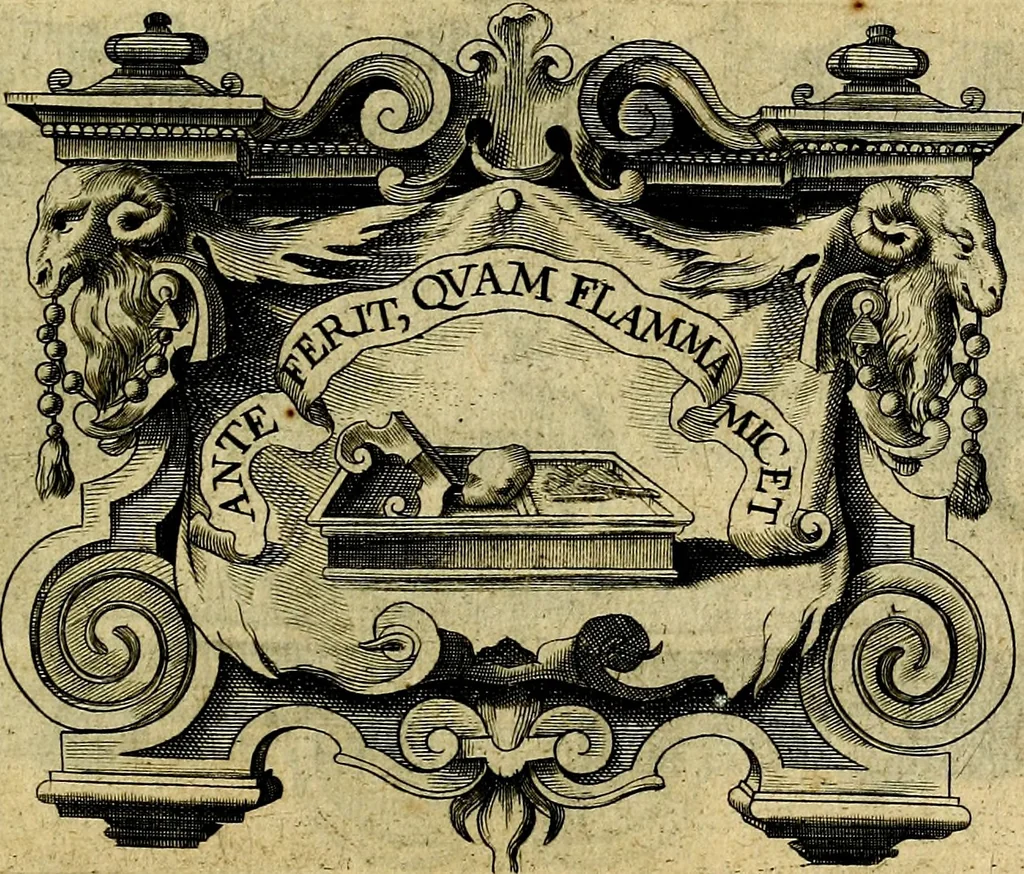 An illustration from De symbolis heroicis, libri IX, 1634, leaf 480