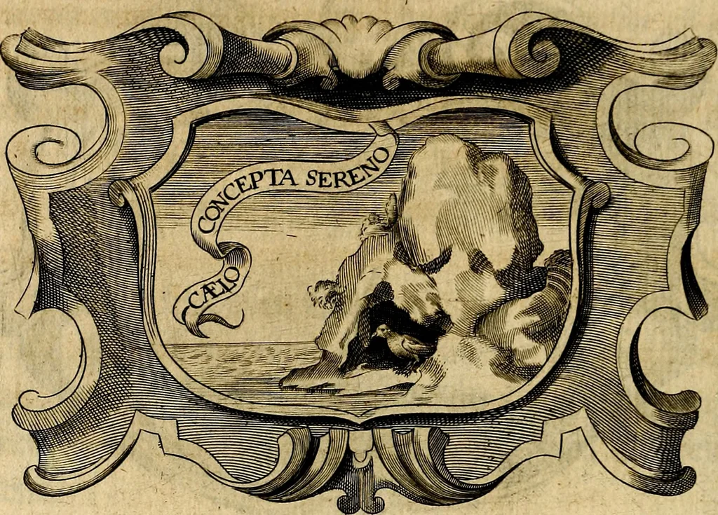 An illustration from De symbolis heroicis, libri IX, 1634, leaf 495