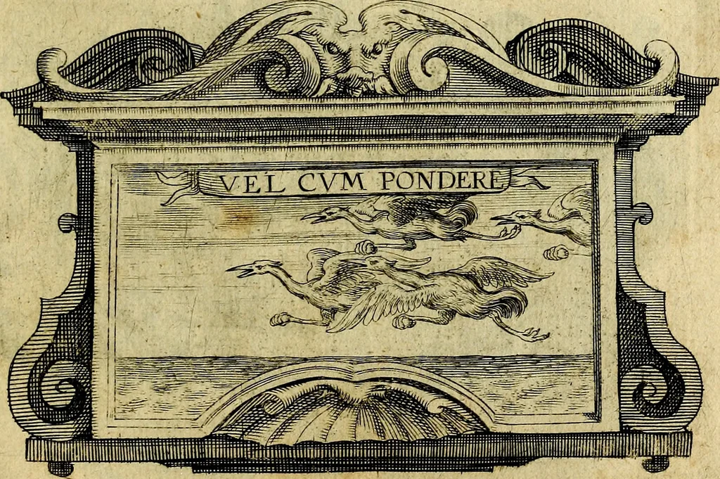 An illustration from De symbolis heroicis, libri IX, 1634, leaf 500