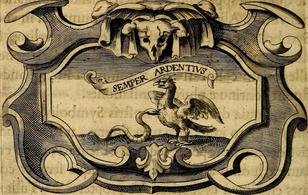 An illustration from De symbolis heroicis, libri IX, 1634, leaf 535