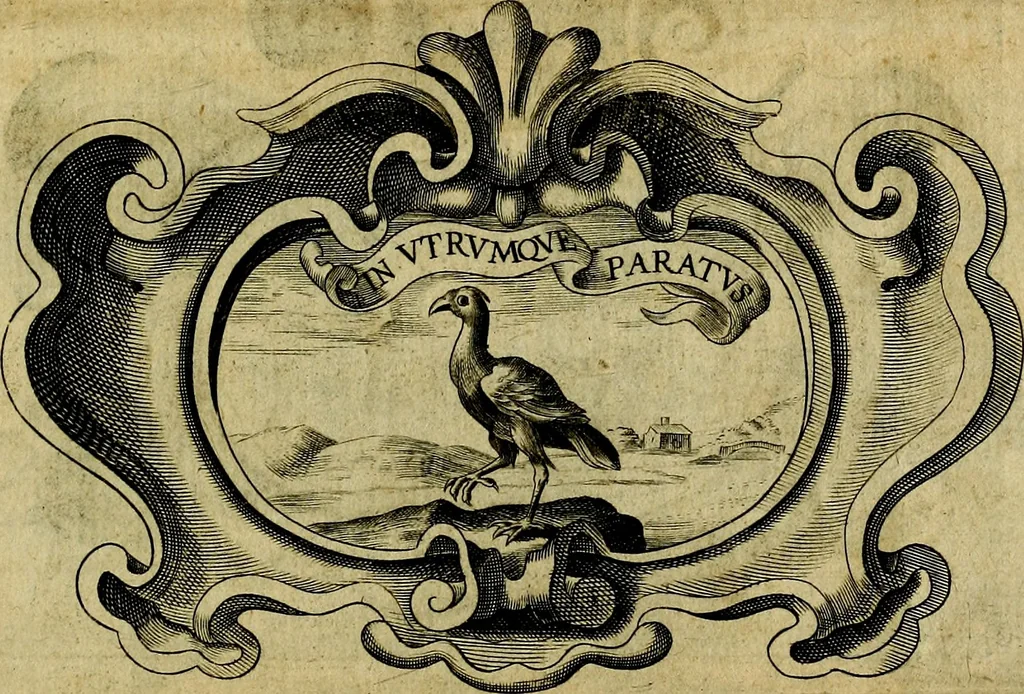 An illustration from De symbolis heroicis, libri IX, 1634, leaf 544