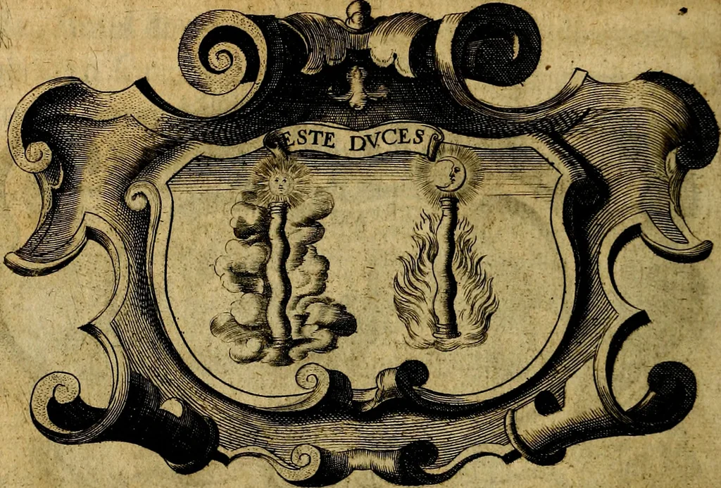 An illustration from De symbolis heroicis, libri IX, 1634, leaf 545