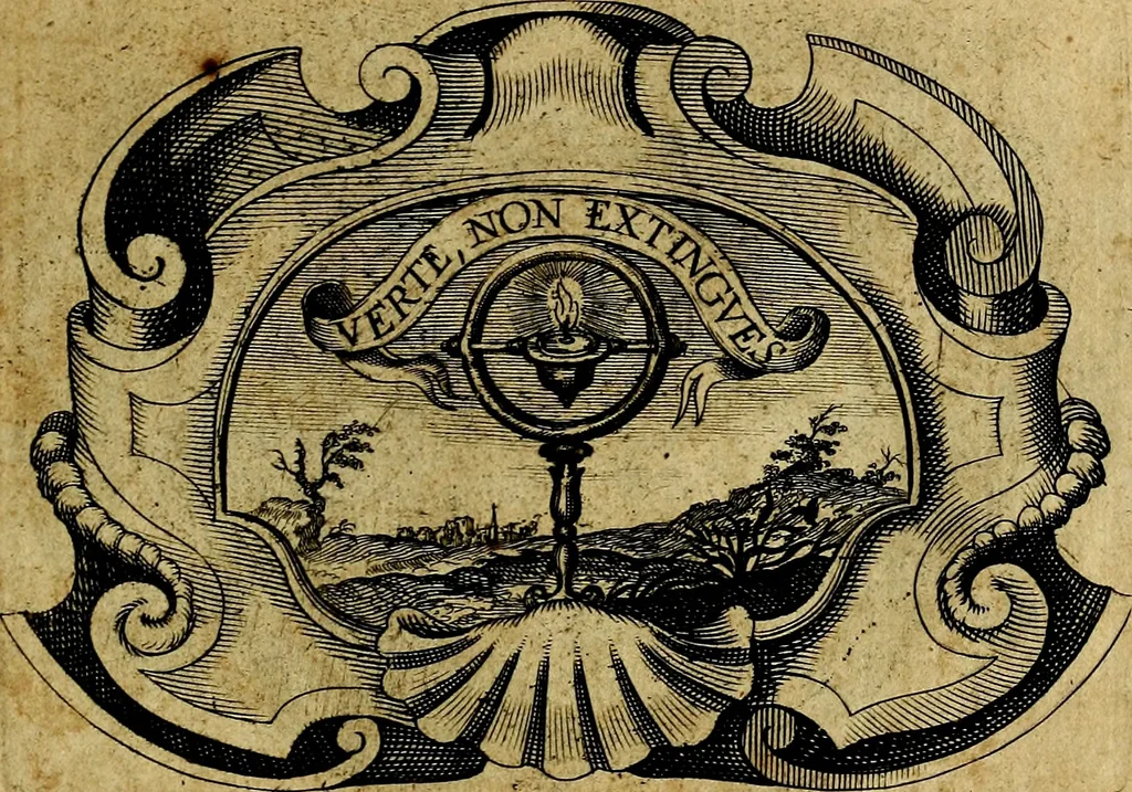 An illustration from De symbolis heroicis, libri IX, 1634, leaf 90
