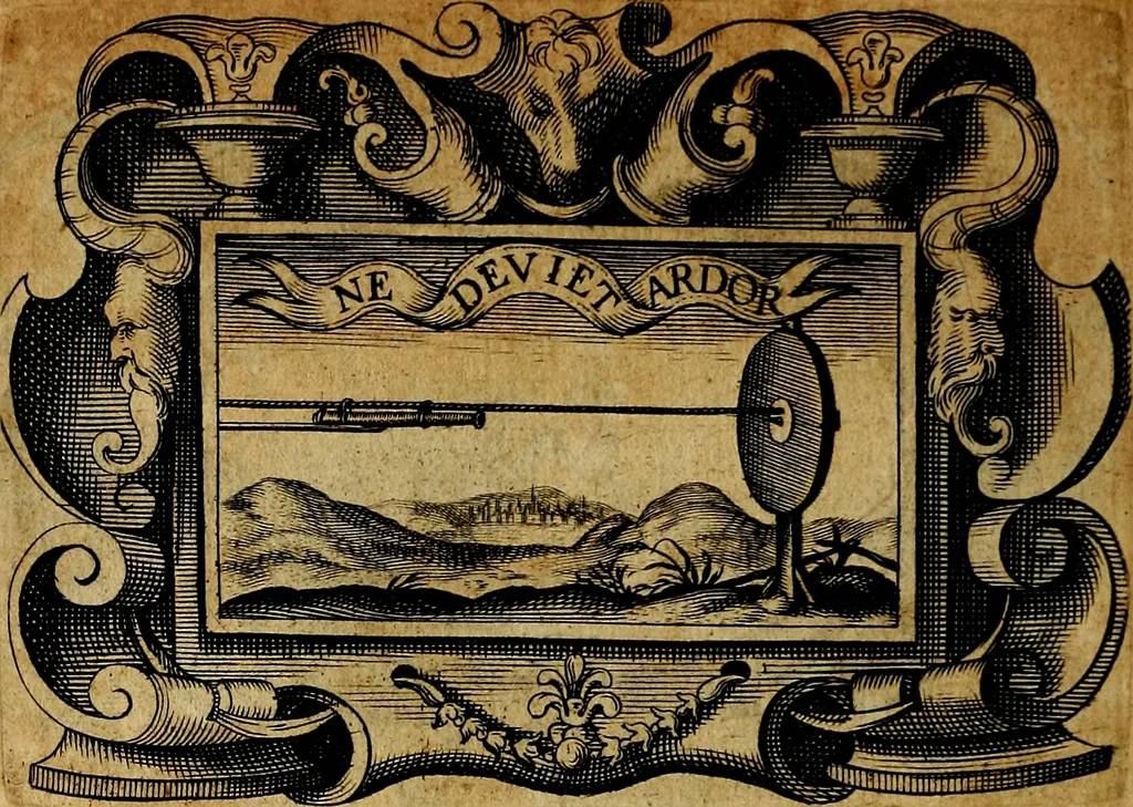 An illustration from De symbolis heroicis, libri IX, 1634, leaf 93