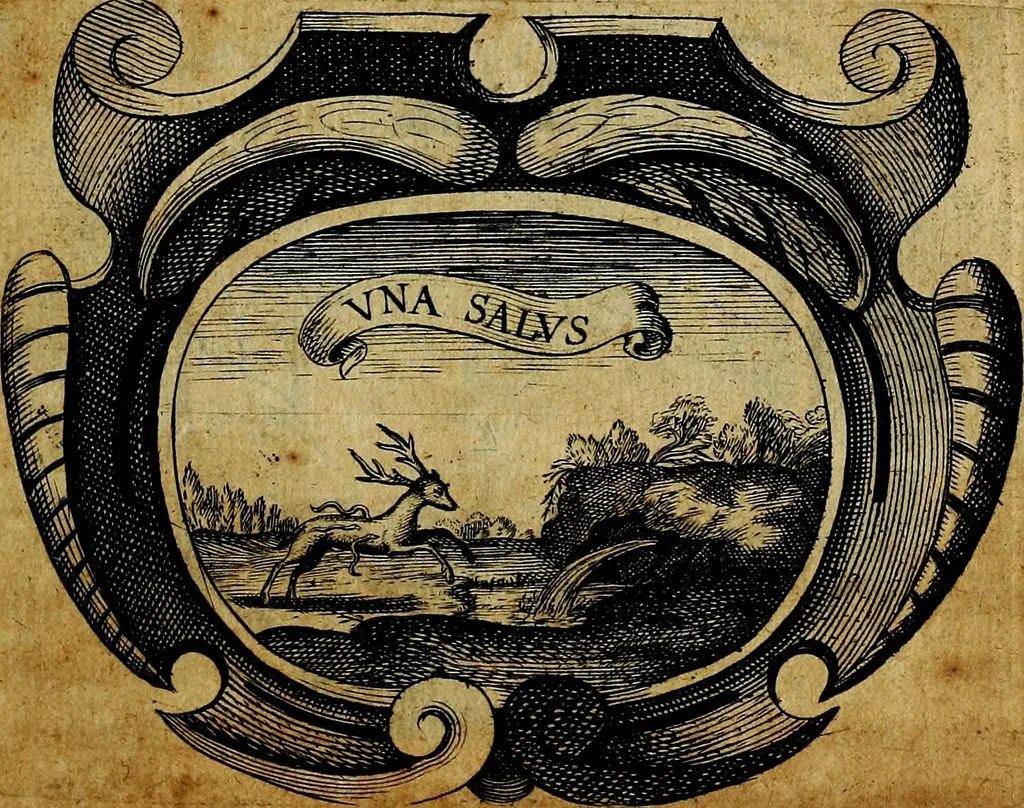 An illustration from De symbolis heroicis, libri IX, 1634, leaf 94