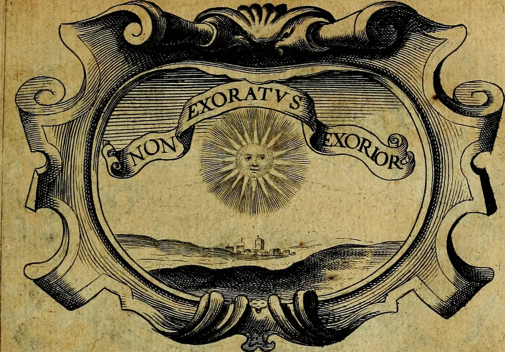 An illustration from De symbolis heroicis, libri IX, 1634, leaf 96