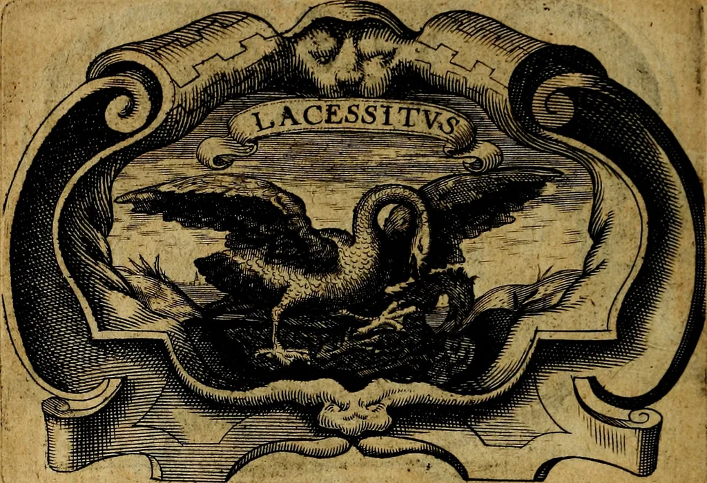 An illustration from De symbolis heroicis, libri IX, 1634, leaf 99