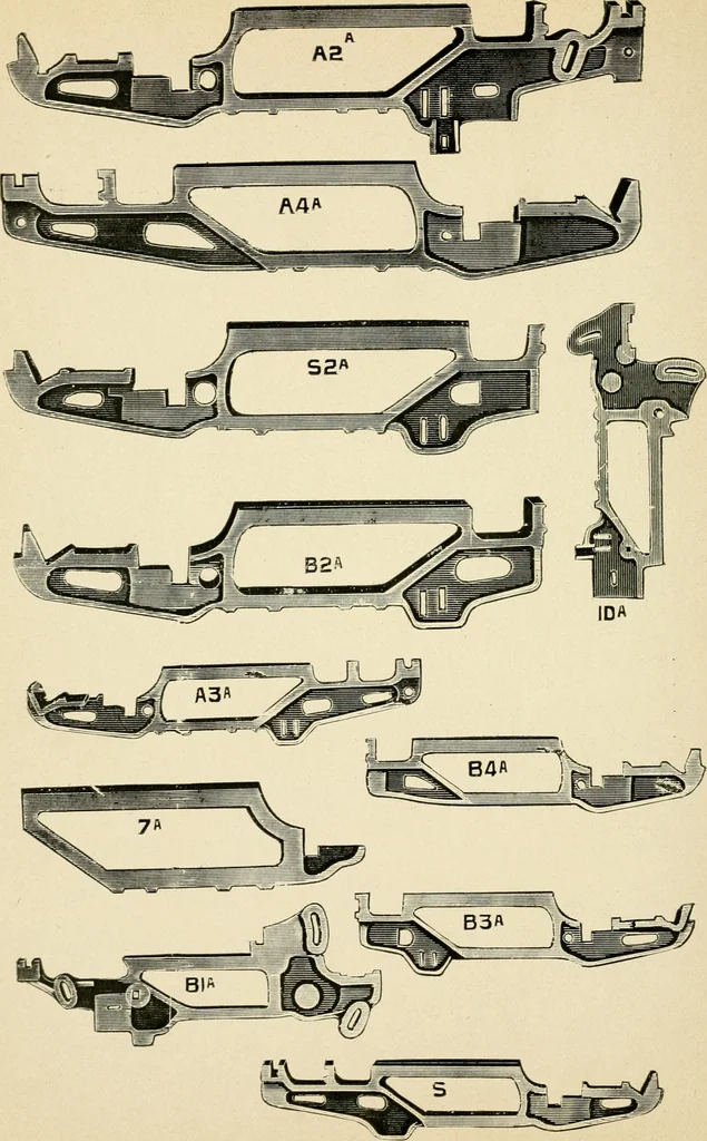 An illustration from Details for drawing frames, 1907, leaf 23