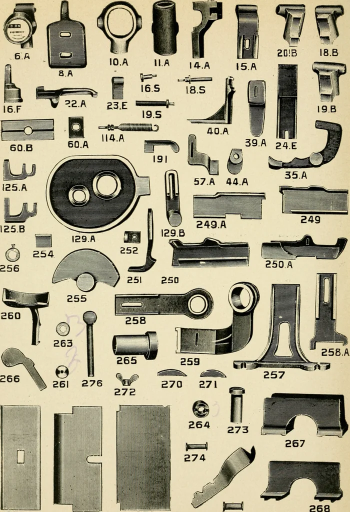 An illustration from Details for drawing frames, 1907, leaf 27