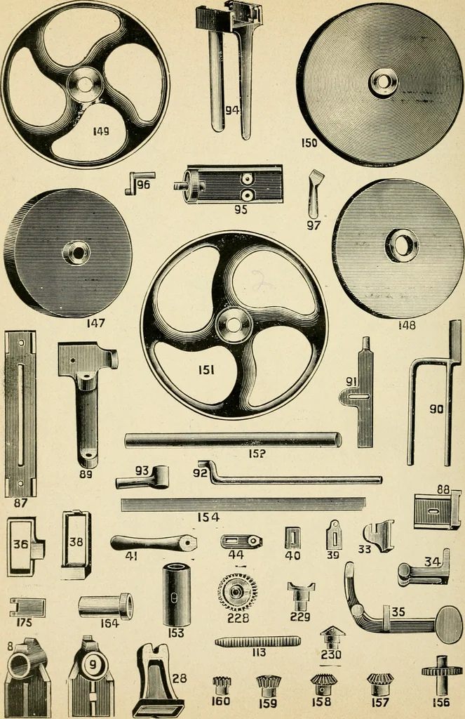 An illustration from Details for drawing frames, 1907, leaf 7