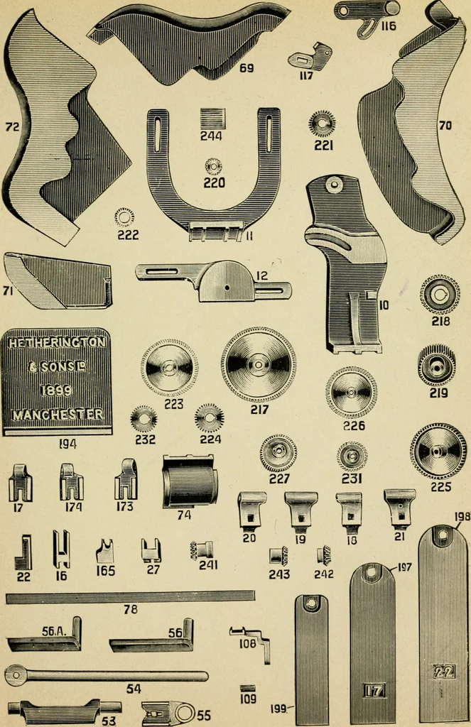 An illustration from Details for drawing frames, 1907, leaf 8