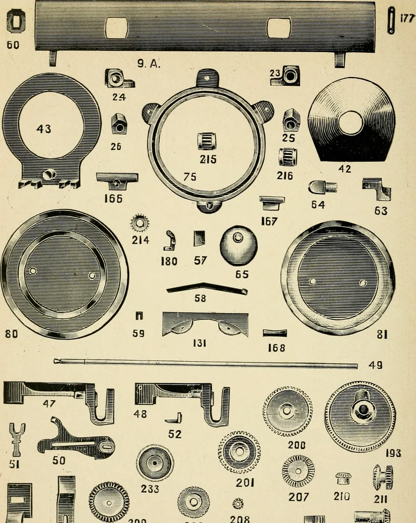 An illustration from Details for drawing frames, 1907, leaf 9