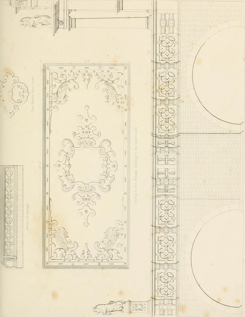 An illustration from Details of Elizabethan architecture, 1839, leaf 109