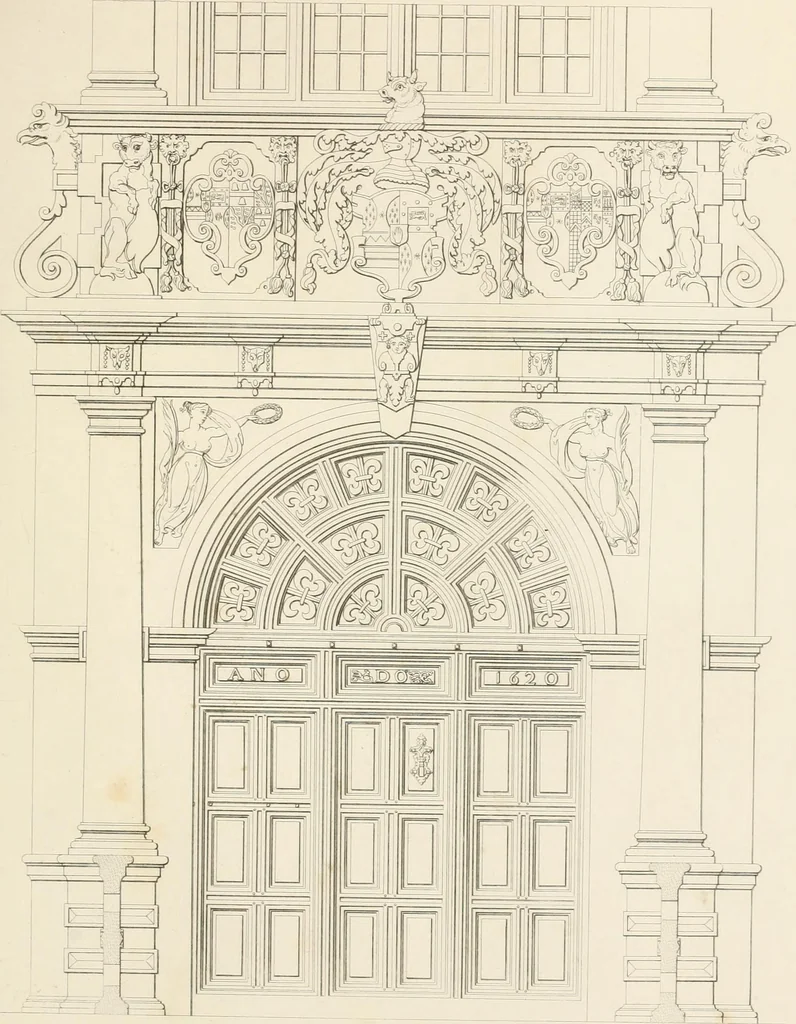 An illustration from Details of Elizabethan architecture, 1839, leaf 111