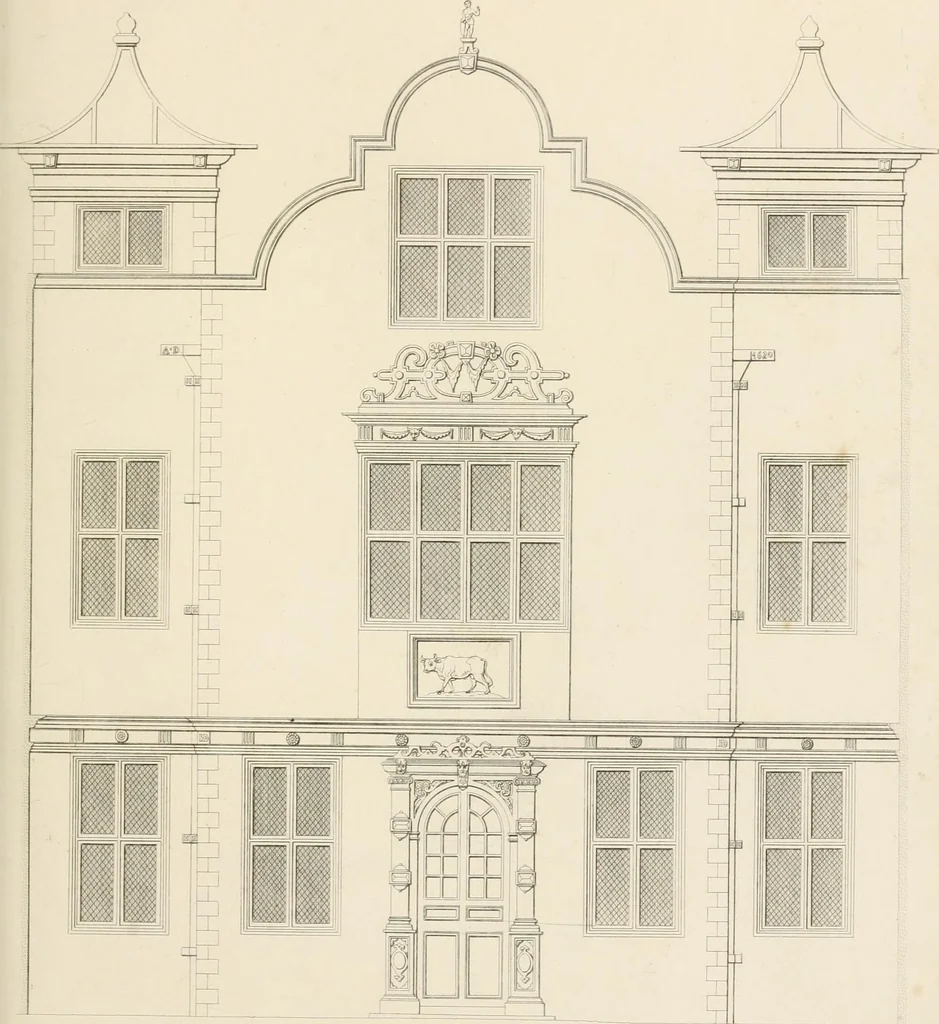 An illustration from Details of Elizabethan architecture, 1839, leaf 115