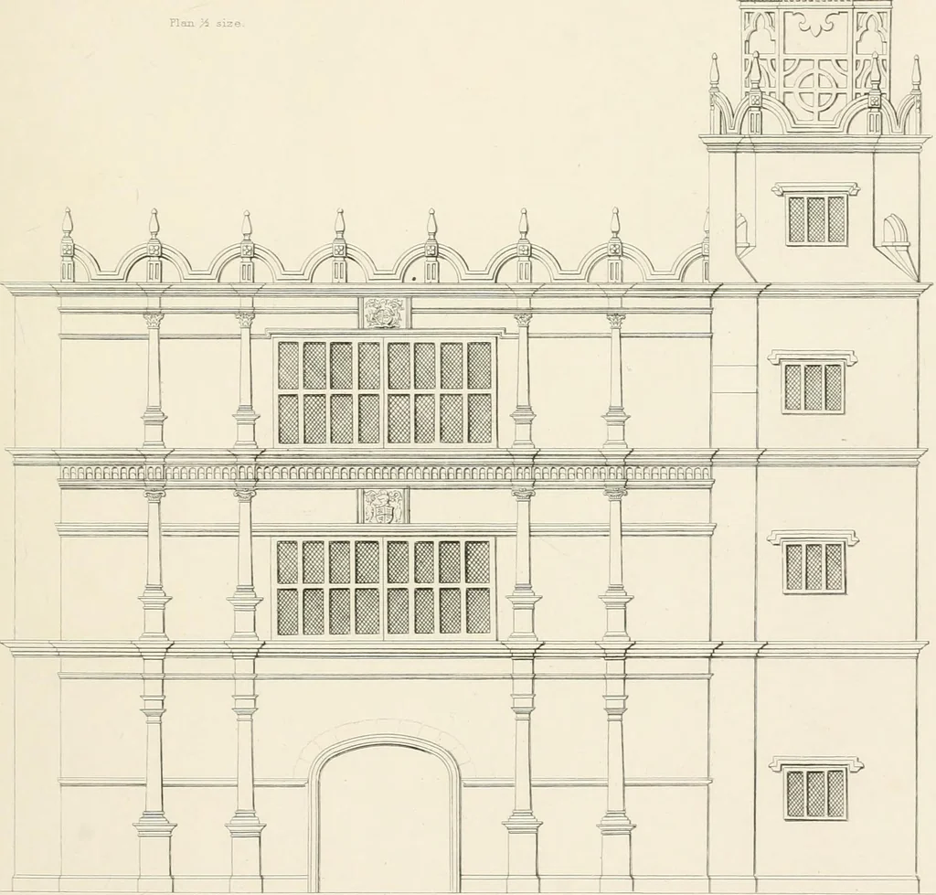 An illustration from Details of Elizabethan architecture, 1839, leaf 21