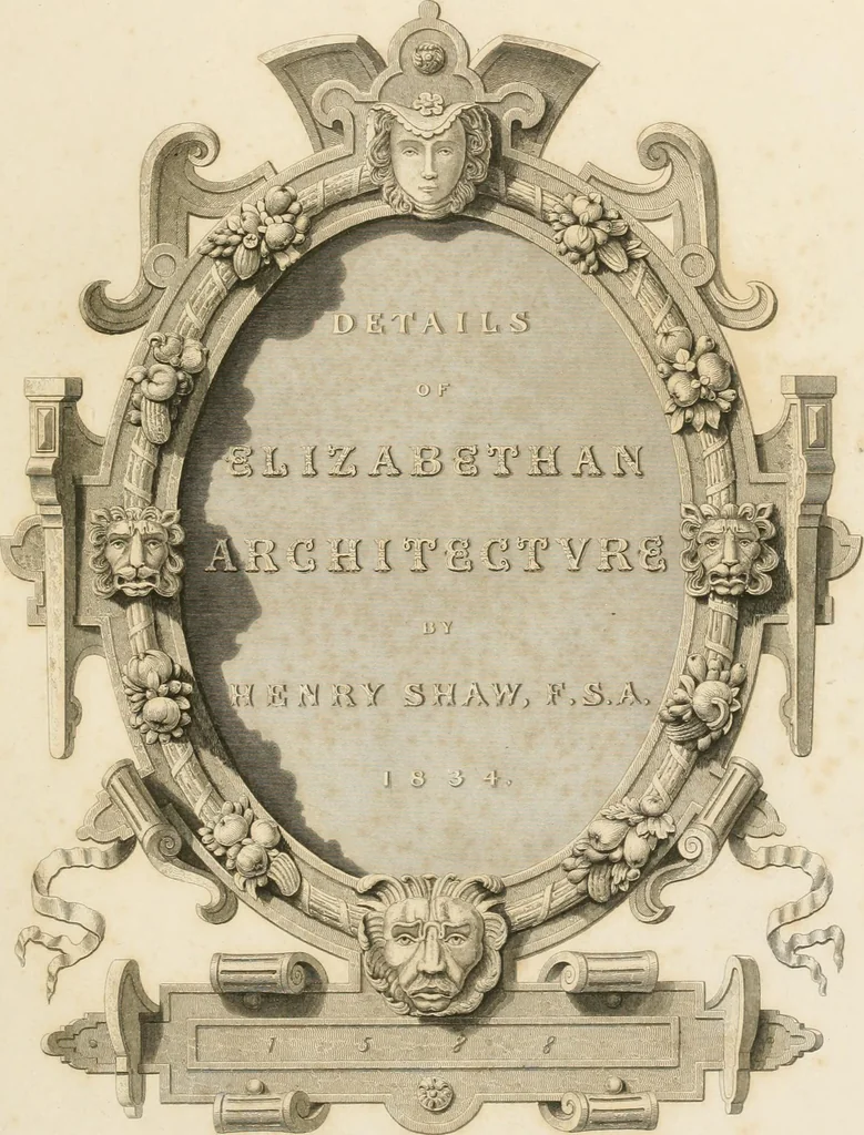 An illustration from Details of Elizabethan architecture, 1839, leaf 5