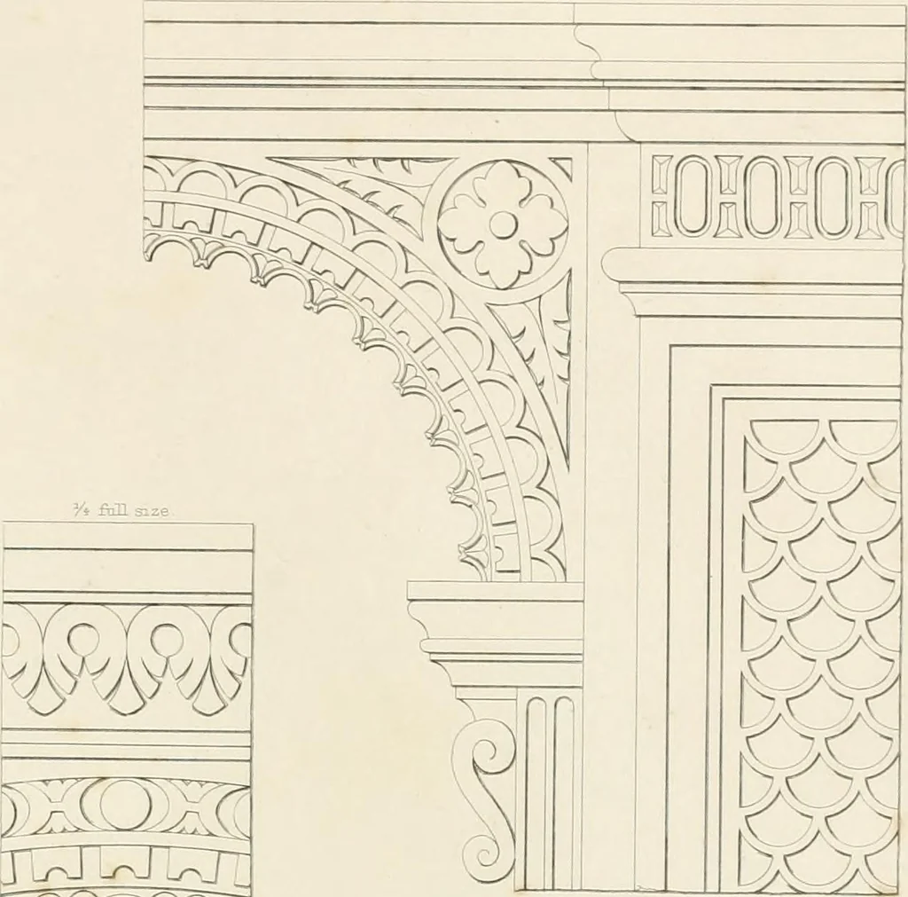 An illustration from Details of Elizabethan architecture, 1839, leaf 51