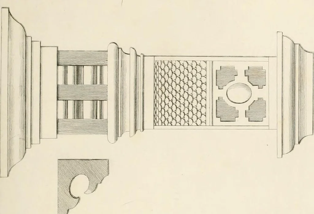 An illustration from Details of Elizabethan architecture, 1839, leaf 55