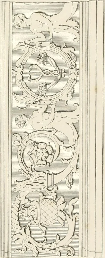 An illustration from Details of Elizabethan architecture, 1839, leaf 55