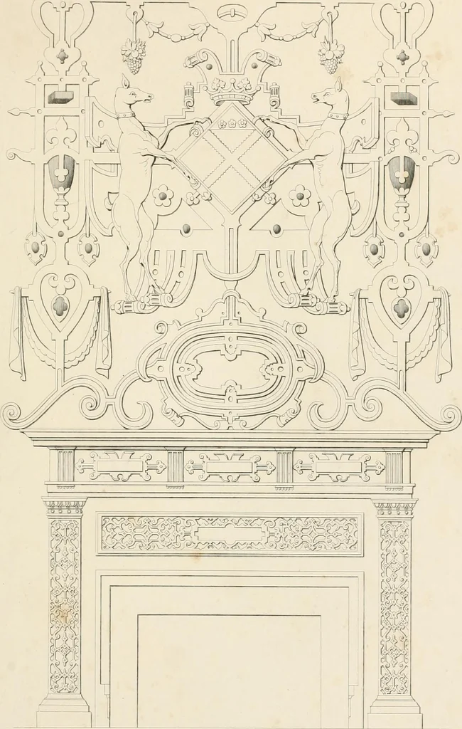 An illustration from Details of Elizabethan architecture, 1839, leaf 63