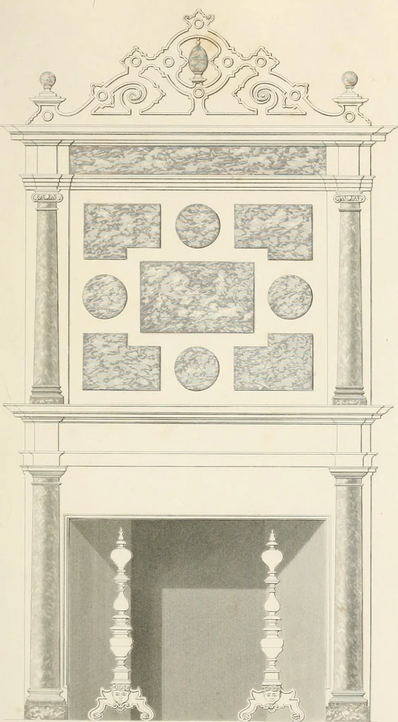 An illustration from Details of Elizabethan architecture, 1839, leaf 85