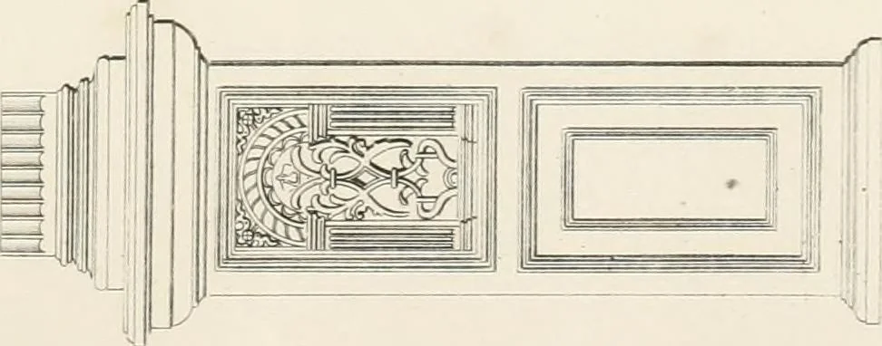 An illustration from Details of Elizabethan architecture, 1839, leaf 87