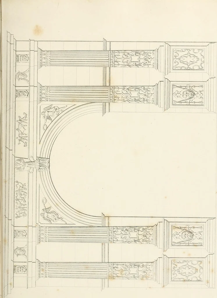 An illustration from Details of Elizabethan architecture, 1839, leaf 89
