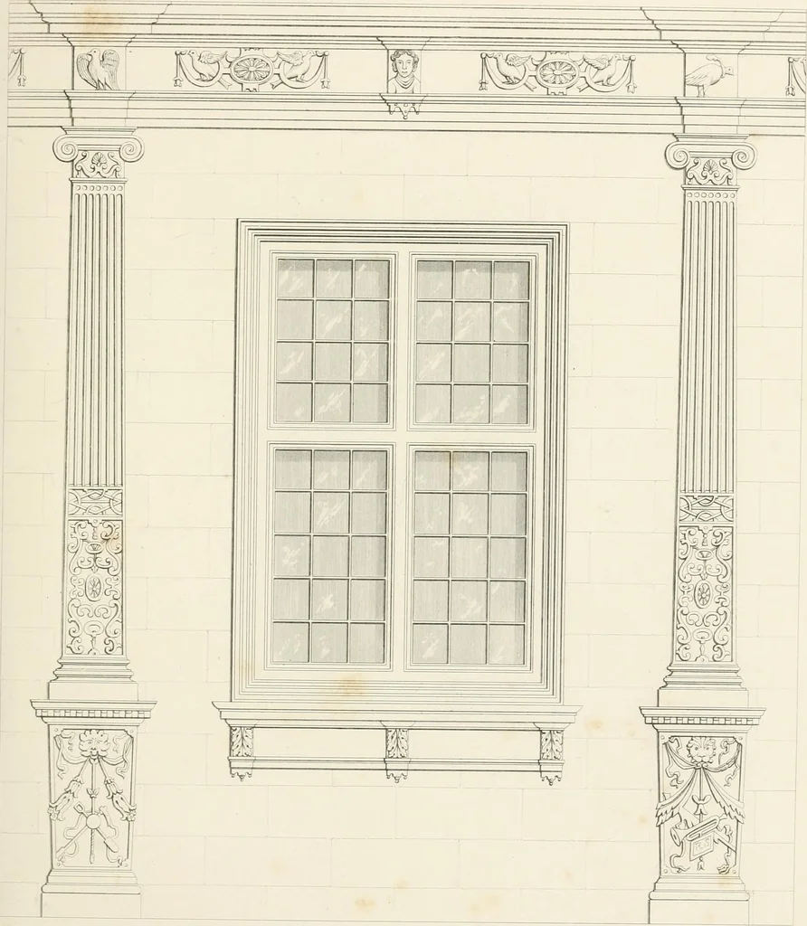 An illustration from Details of Elizabethan architecture, 1839, leaf 91