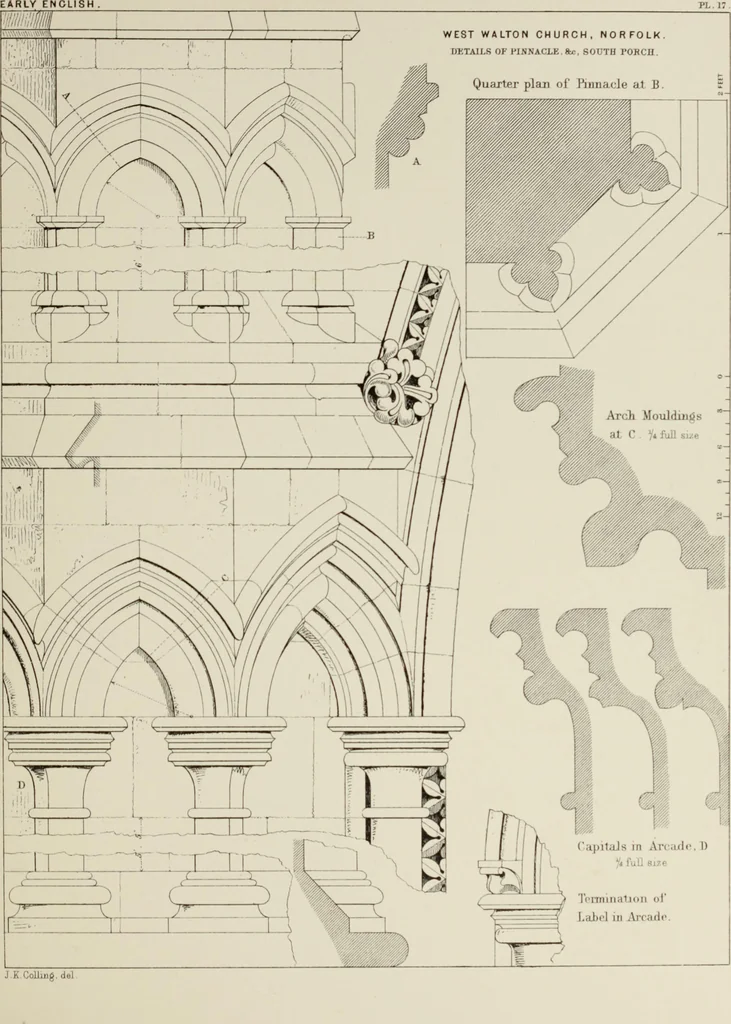 An illustration from Details of Gothic architecture, 1890, leaf 101