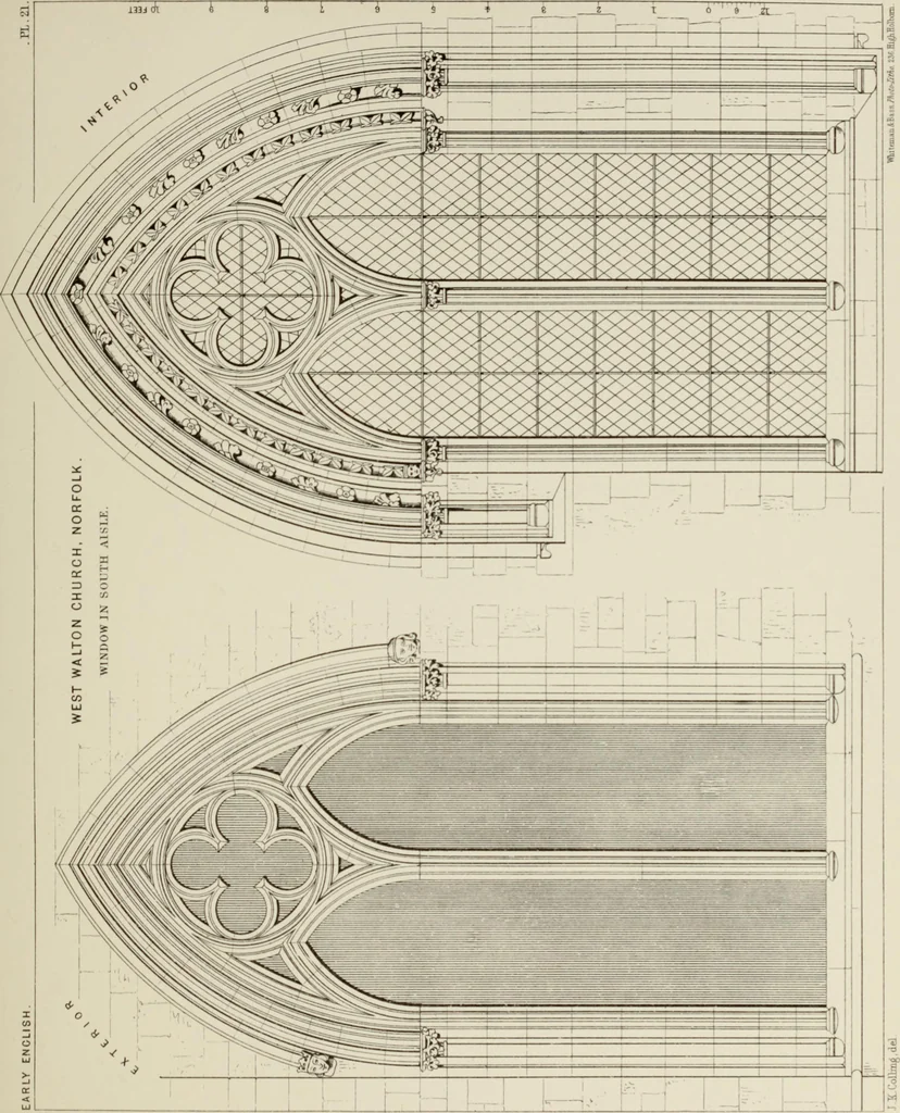 An illustration from Details of Gothic architecture, 1890, leaf 117