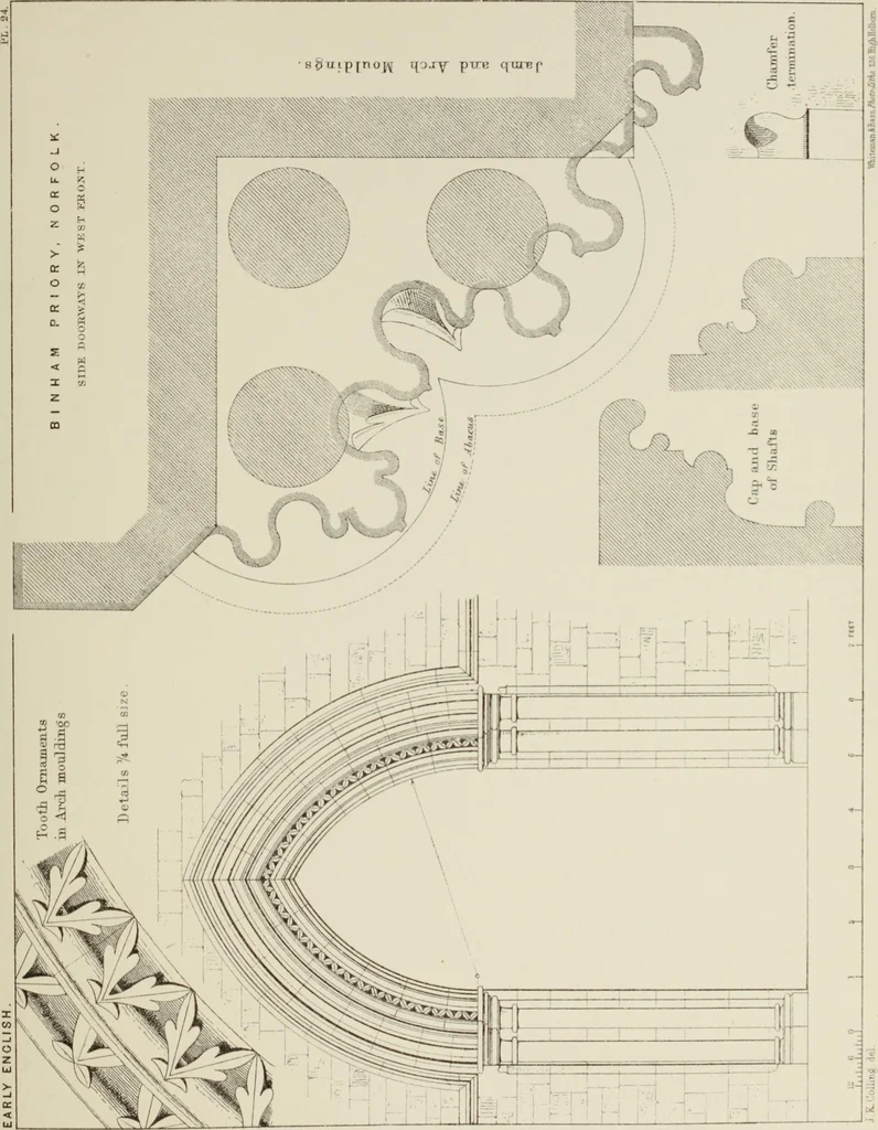 An illustration from Details of Gothic architecture, 1890, leaf 129