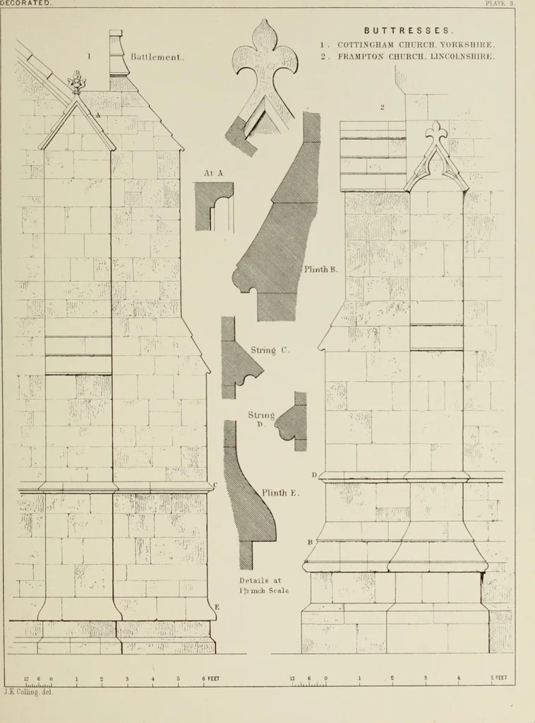 An illustration from Details of Gothic architecture, 1890, leaf 141