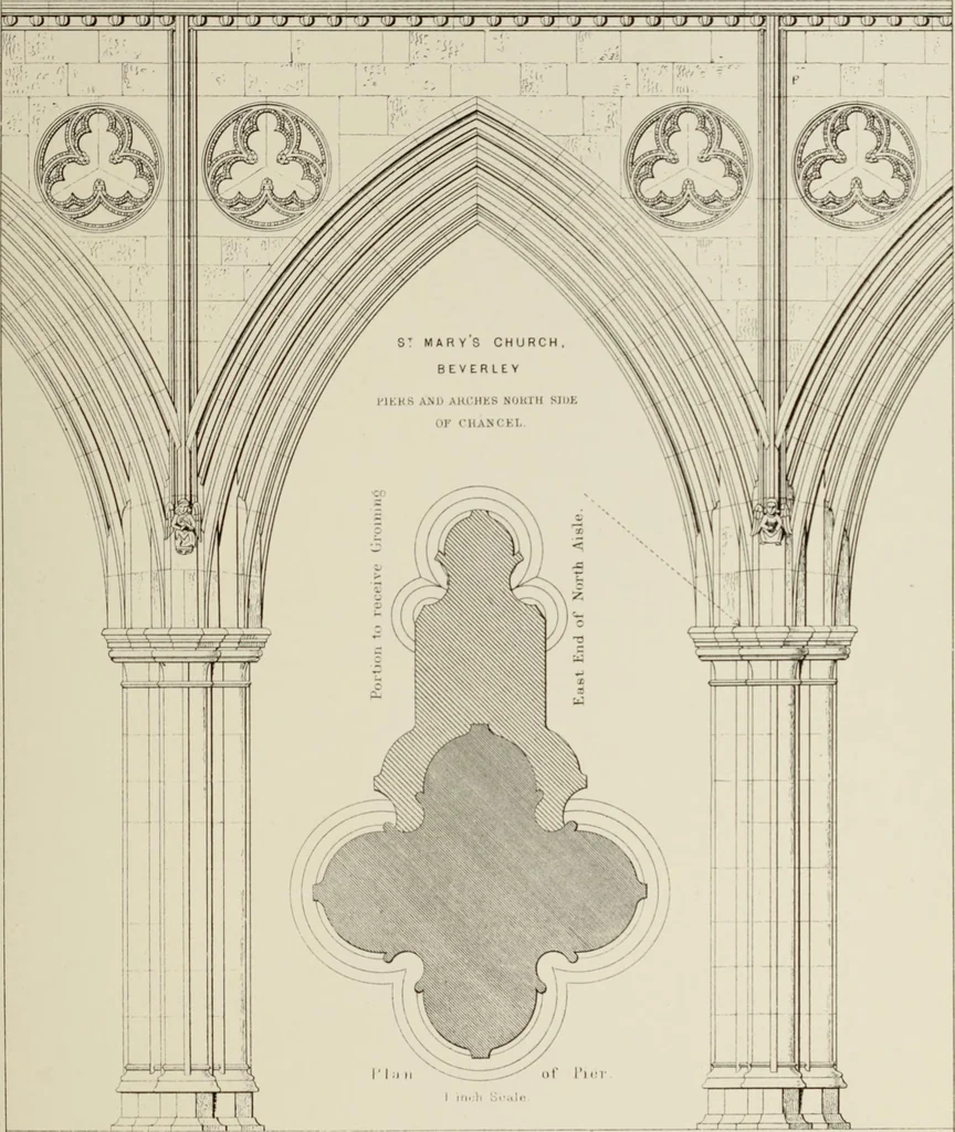 An illustration from Details of Gothic architecture, 1890, leaf 145