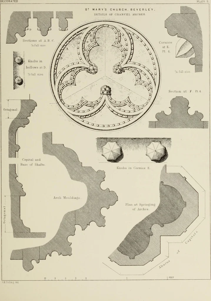 An illustration from Details of Gothic architecture, 1890, leaf 149