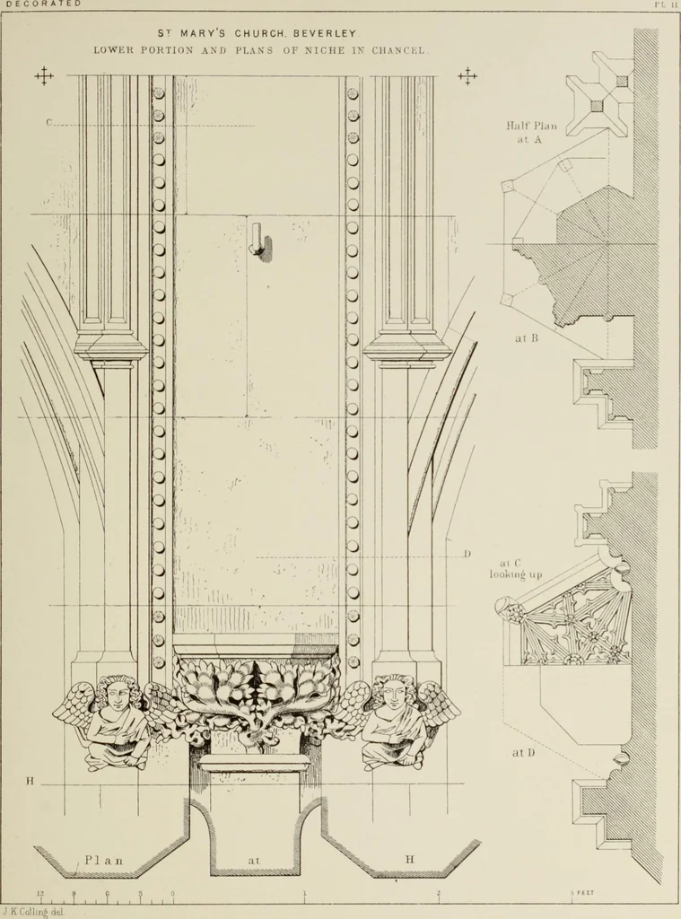 An illustration from Details of Gothic architecture, 1890, leaf 173