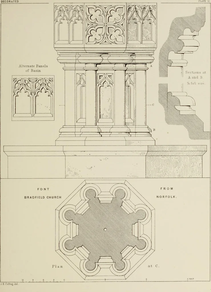 An illustration from Details of Gothic architecture, 1890, leaf 177