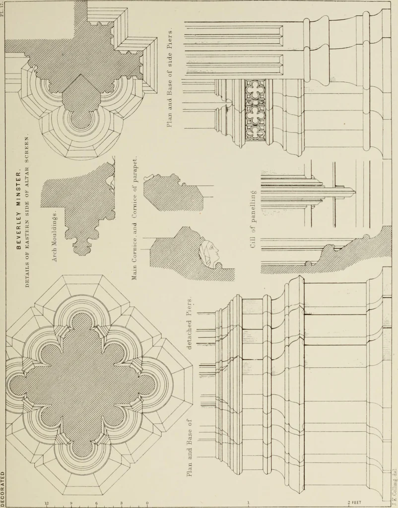 An illustration from Details of Gothic architecture, 1890, leaf 197