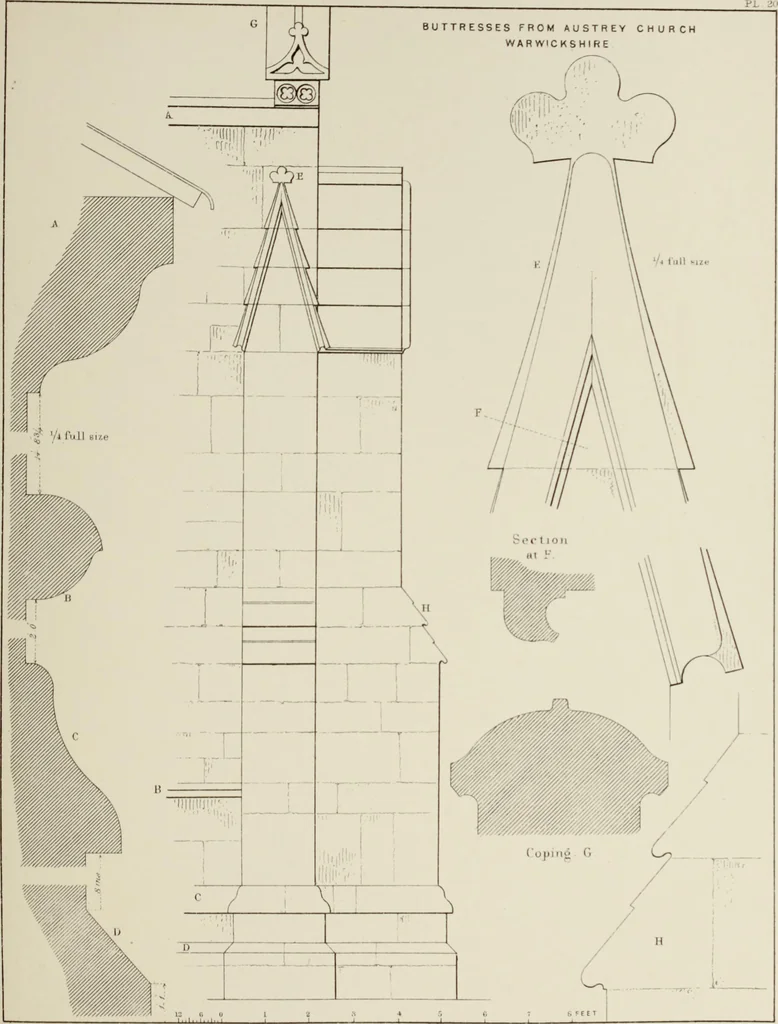 An illustration from Details of Gothic architecture, 1890, leaf 209