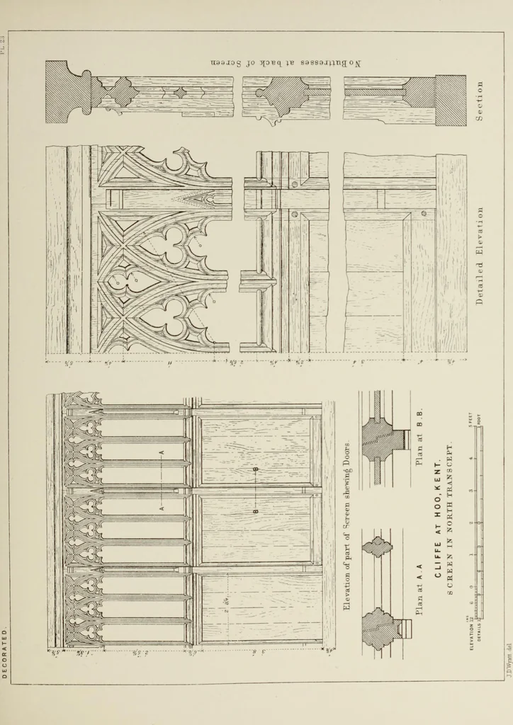 An illustration from Details of Gothic architecture, 1890, leaf 221