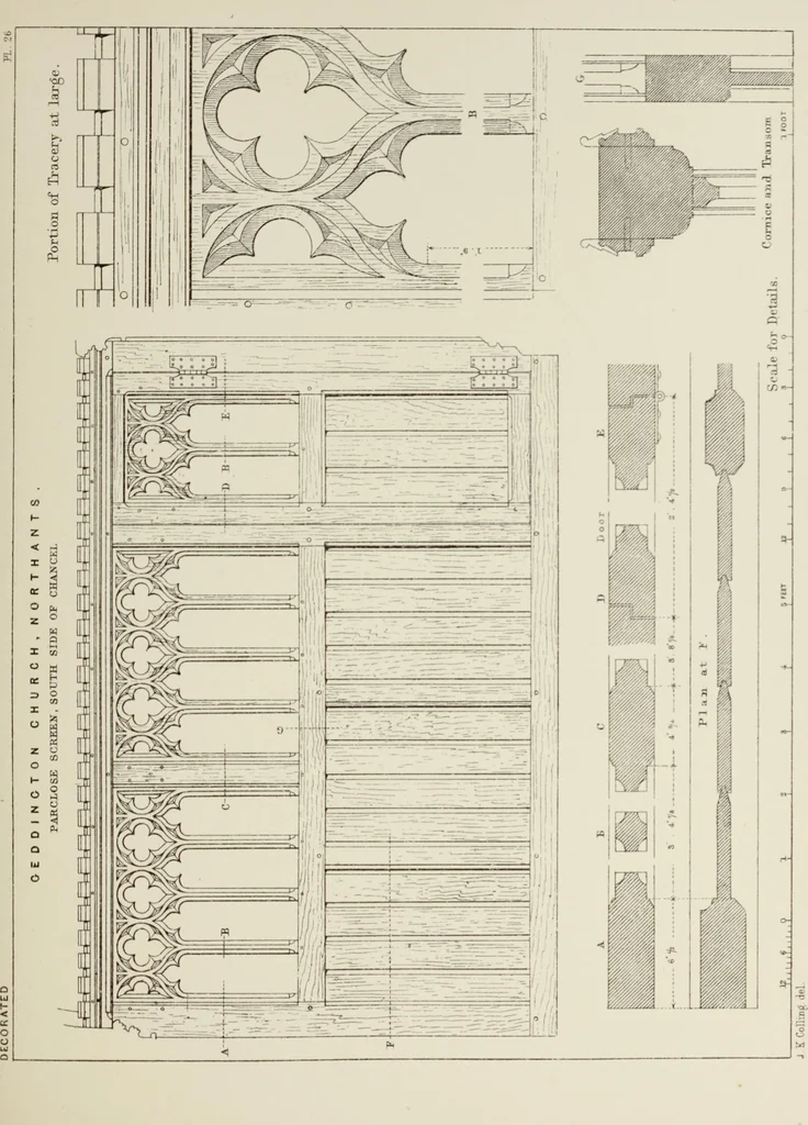 An illustration from Details of Gothic architecture, 1890, leaf 233
