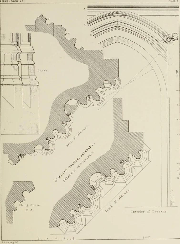 An illustration from Details of Gothic architecture, 1890, leaf 295