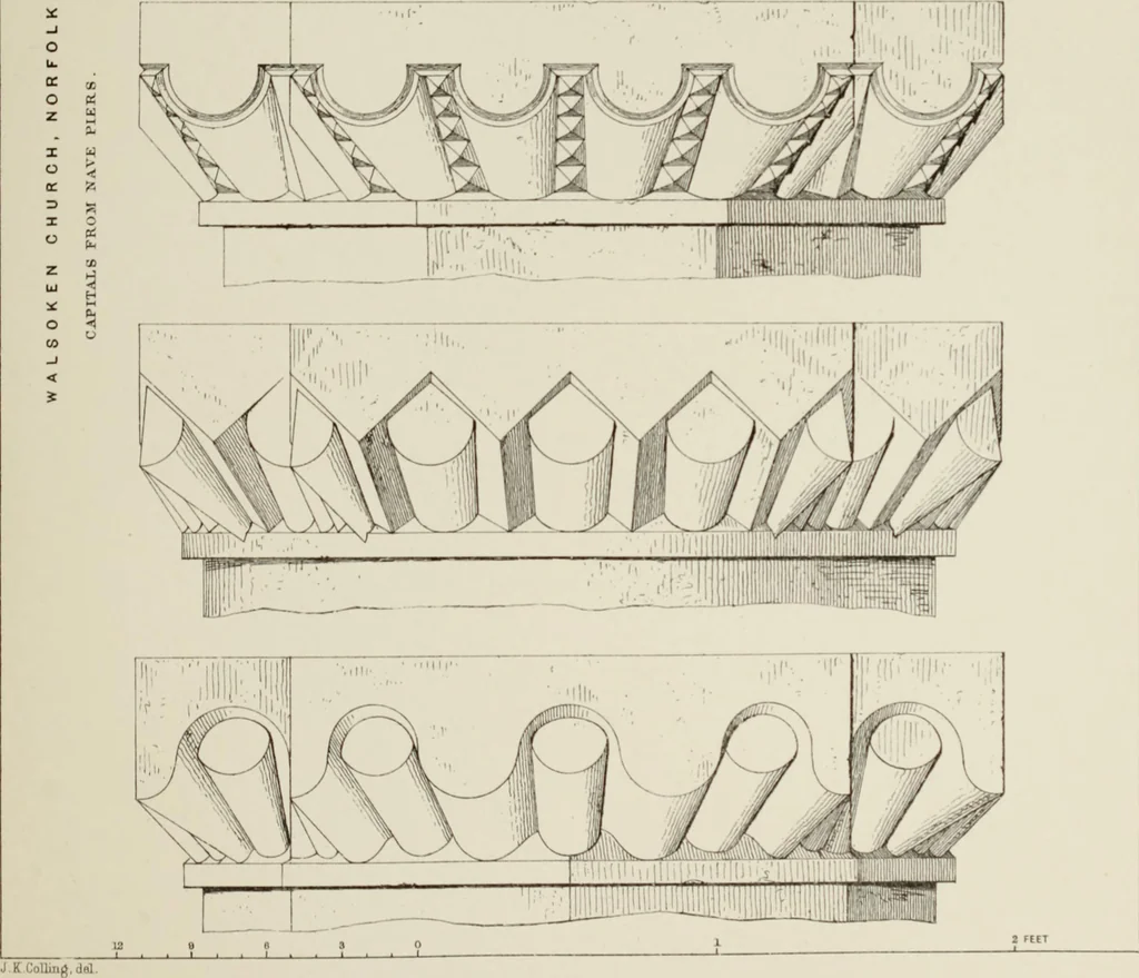 An illustration from Details of Gothic architecture, 1890, leaf 35