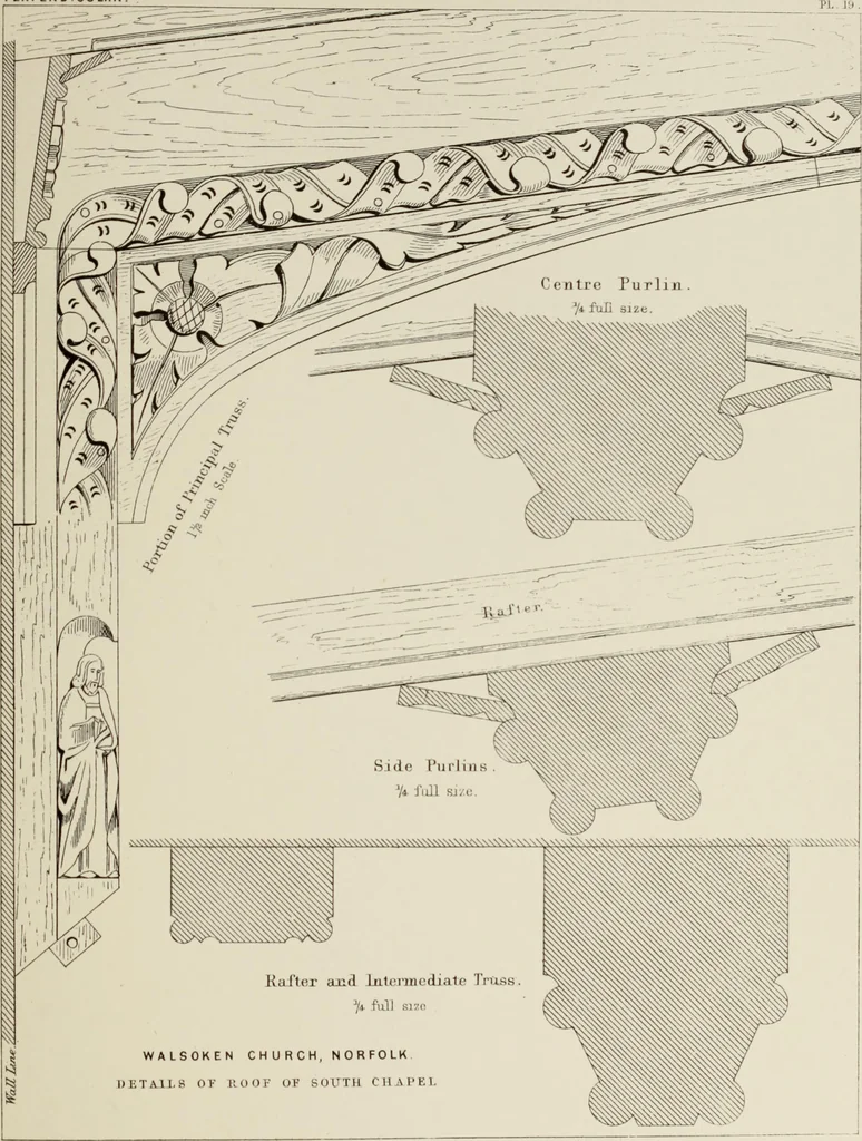 An illustration from Details of Gothic architecture, 1890, leaf 355