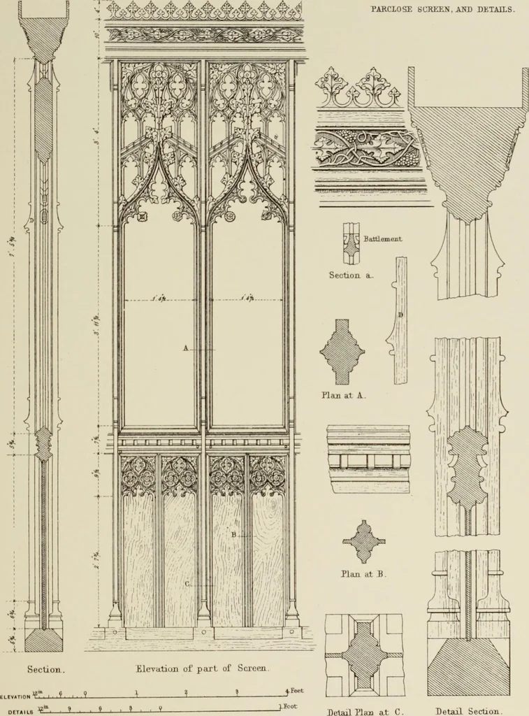 An illustration from Details of Gothic architecture, 1890, leaf 363