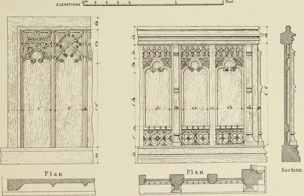 An illustration from Details of Gothic architecture, 1890, leaf 367