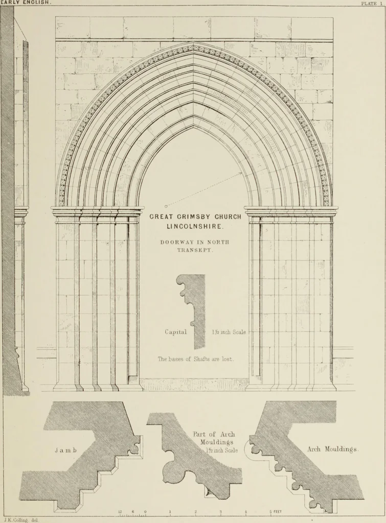 An illustration from Details of Gothic architecture, 1890, leaf 39