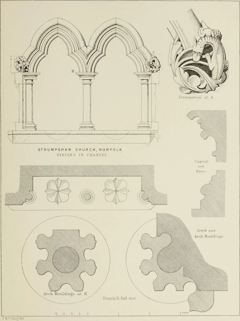 An illustration from Details of Gothic architecture, 1890, leaf 43